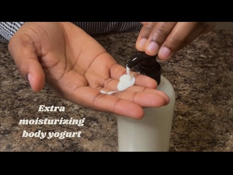 DIY body yogurt for extra moisture and skin glowing