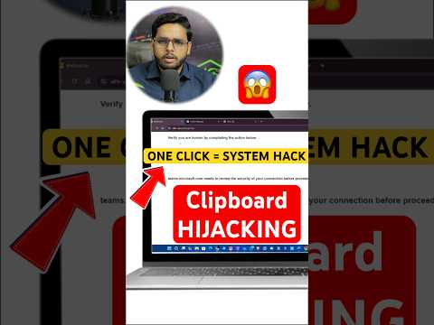⚠️ One Click = Hacked! Fake CAPTCHA Scam EXPLAINED | Clipboard Hijack Demo #shorts #viralvideo #hack