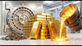 Inside The World's Biggest Gold Refining Plant: 24K Gold Production (Full Process)