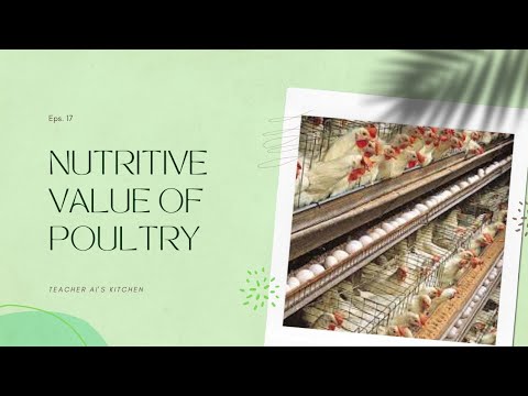 Teacher Ai's TV Ep 17: Nutritive Value of Poultry