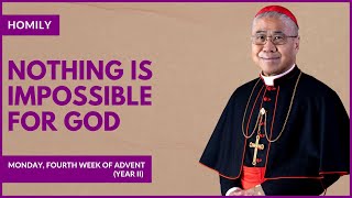 Praising God for Who He is - William Cardinal Goh (Homily - 22 Dec 2025)