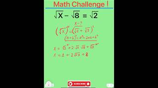 MATH CHALLENGE #maths #mathematics #youtubeshorts #education #shorts #shortvideo