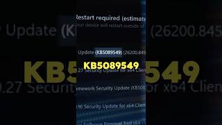Be Careful With KB5089549 Update!! #windows11 #windowsupdate