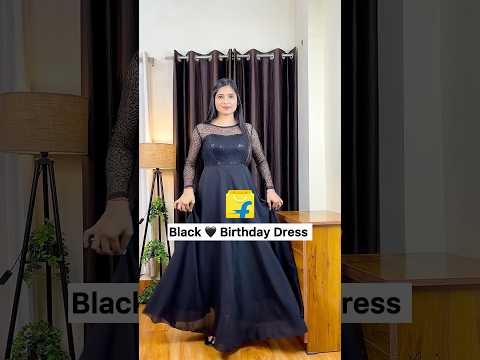 🖤Back Long Flared Dress | Dress for BIRTHDAY 🎂| #longdress #birthdaydress #birthdayoutfit #outfit