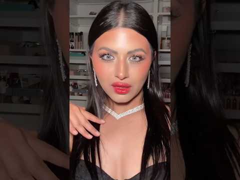 GRWM with HudaBeauty products #hudabeauty #hudabeautylipstick #hudabeautyshop #hudabeautyfoundation