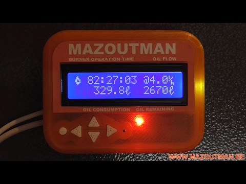 Heating Oil Consumption Meter Logger - Mister Oil Meter for USA - MAZOUTMAN in EUROPE