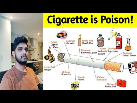 Shocking Chemicals in Cigarettes. Explained in Tamil. Ask Dr Ajith.