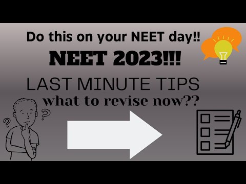 LAST MINUTE TIPS❗️ NEET2023 your#neet2023 #neet #neet2022 #neet2024 #neettamil #mbbs  #revision