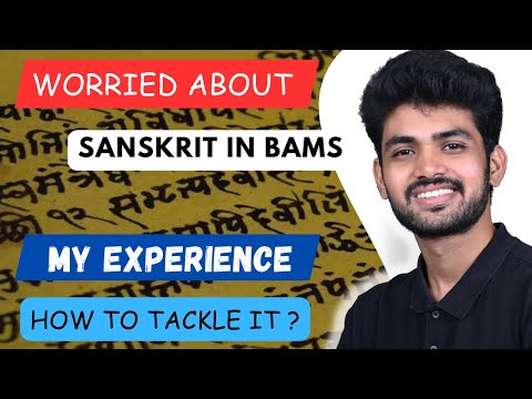 How to tackle Sanskrit in BAMS😱🔥| 1st year BAMS? | My Experience #bams #ayurveda #sanskrit