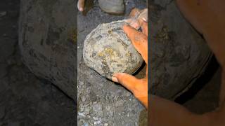 Gold mining  ⛏️ Gold from rocks inside a 3000-foot mine #goldmining #blackdiamond #hiddentreasure