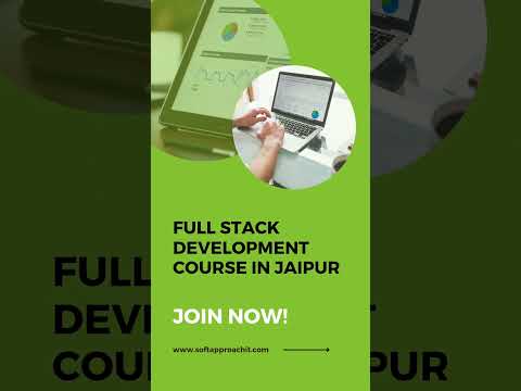 Get access to top notch full stack developer course in jaipur at an very affordable cost.