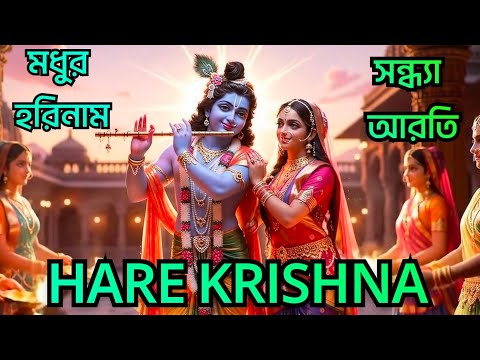 মধুর হরিনাম || সন্ধ্যা আরতি || HARE KRISHNA HARE RAMA || মহামন্ত্রনাম গান || Nonstop Kirtan