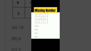 Missing Number Reasoning Questions #missingnumbertricks #missingnumberreasoning #logicalreasoning