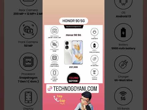 Honor 90 5G Full Specification | technogoyani.com