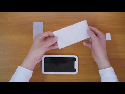 Screen protector installation guide with alignment frame for smartphone (A17)