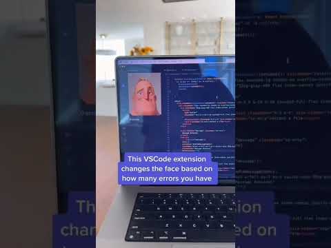 VSCODE EXTENSION CHANGES FACE BASED ON ERRORS#enginnering #programming #coding #phython #java #C++