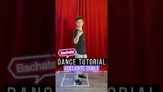 Bachata Dance Tutorial Steps! Adelante Doble - learn to dance online #shorts #bachata #dancetutorial