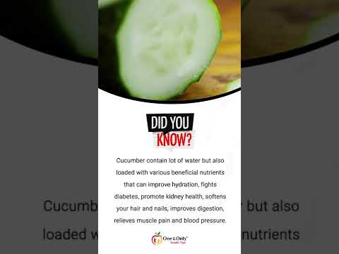 Did you know about Cucumber| Cucumber facts | Vegetable | #shorts