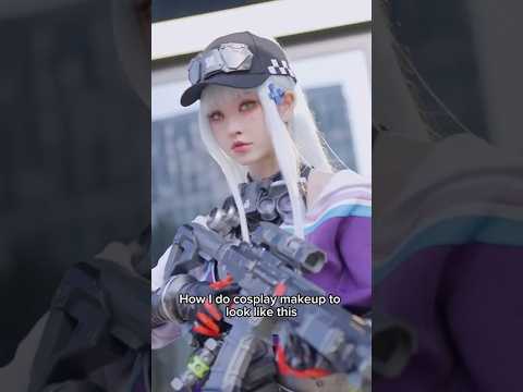 How I do cosplay makeup for Klukai!  #gfl2exilium #gfl2 #GirlsFrontline #Klukai