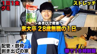 【鬱】東大法学部卒 28歳引きこもり無職の１日が憂鬱すぎた…【あきぴで１日密着】