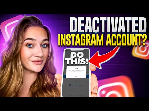 HOW TO RECOVER A DEACTIVATED OR DELETED INSTAGRAM ACCOUNT
