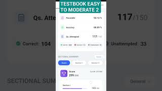 EASY TO MODERATE TESTBOOK 2.#cgl2024 #ssccgl #mocksolution #ssc #testbook #mains