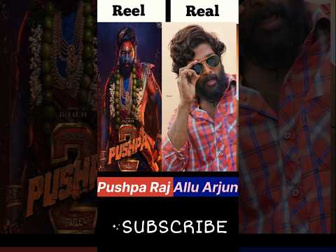Pushpa 2 Reel Vs Real Cast With Name. #pushpa2 #reelvsreal #cast #shortsfeed #shorts #alluarjun