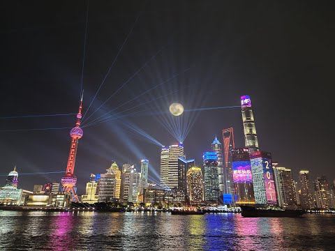 2021年  外滩元旦灯光秀表演//The Bund Light Show in Shanghai