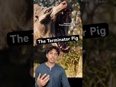 The Terminator Pig #prehistoric #animal #horror #nature  #pig