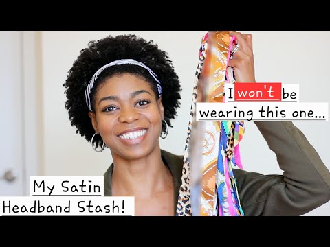 My Satin Headband Hits & Misses! Reviews + How Much Tension - 4C Hair - NaturalMe4C