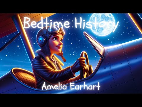Bedtime History | Amelia Earhart - Fly Through The Sky | Best Learn While You Sleep Videos For Kids