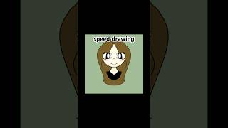 speed drawing of me irl 💕 #art #drawing #speeddrawing #trend