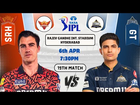 SRh vs GT Today Match Prediction | sunrisers Hyderabad vs Gujarat Titans today 19th Match Prediction
