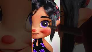 Glowup Vanellope 🎀  #art #artist #artwork #glowup #glowupchallenge #glowupdisney #disney #shorts