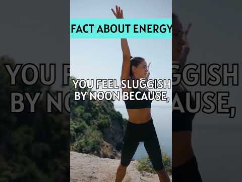 Unlock Your Body's Energy Secret! #EnergyBoost #HealthFact #WellnessTip #motivation #healthyroutine