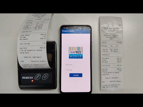 How To Use Mobile Billing Software Small Business 8750633833 With Bluetooth Printer #mobilesoftware