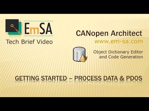 CANopen Architect: Getting Started with Process Data and PDOs