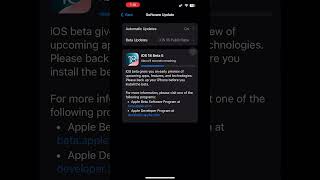 Apple iOS18 Beta 5 Public #ios18 #apple #ios #applemobile #ios18beta #public #youtubeshorts  #shorts