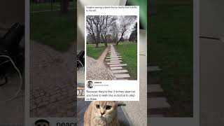 When the path is so bad people make a new one