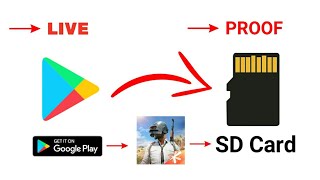 Install Apps on Sd Card Direct From The Play Store Tutorial / How To SD Card