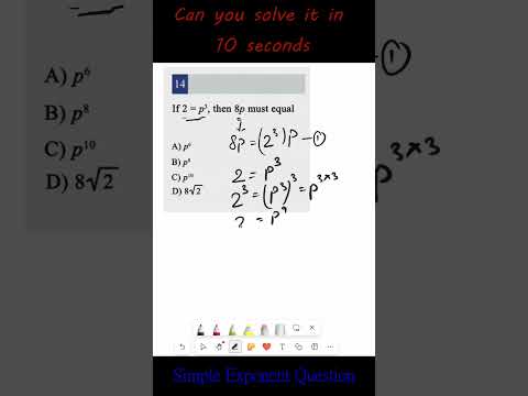 Simple Exponential Math Question 2 | NDA | CDS #maths #ndatricks #ndaexam #ndapreparation #ndamaths