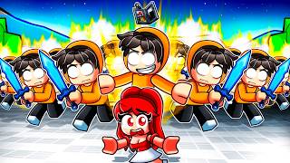 Creating a CLONE ARMY with the new MY BROTHER EMOTE in Strongest Battlegrounds…