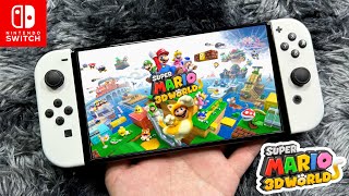 Super Mario 3D World on Nintendo Switch OLED Gameplay