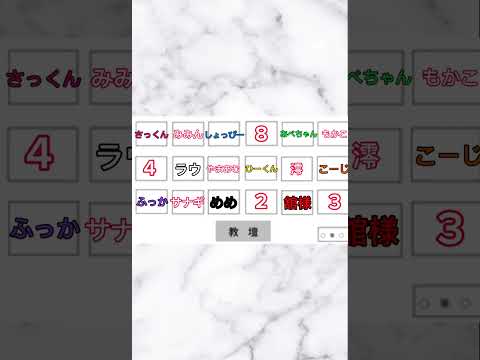 自分の”名前”をお忘れなく！今決まっている人達はこちらです！第2弾もあります！