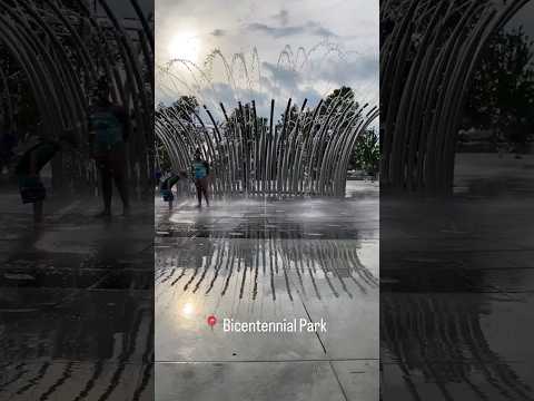 The fountain at Bicentennial Park is now open in downtown Columbus! Daily hours are 11AM-7PM!
