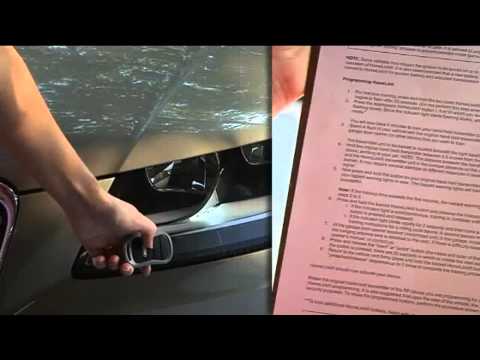 Setup HomeLink to IntelliG and TriloG Garage Door Openers