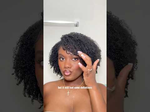 HOW TO: 4c hair wash and go #4cnaturalhair #washngo #blackgirlmagic