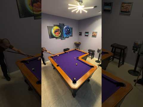 8 ball six rail kick shot! #8ballpool #8ball #billiards #pool #tricks #trickshots #games #cool