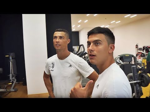 RONALDO CROSSBAR CHALLENGE  w/ Dybala, Cuadrado