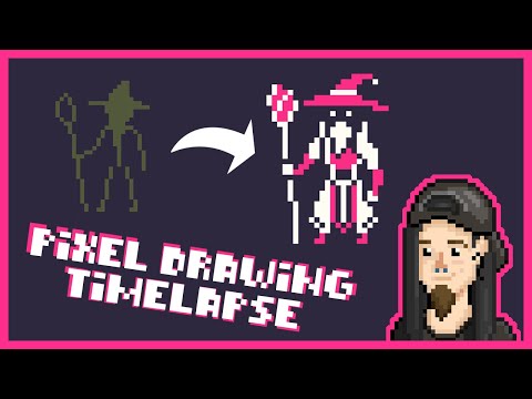 Pixelart MAGE Animation Timelapse #1 [Still Image] (SEPTEMBIT 2021 Challenge)